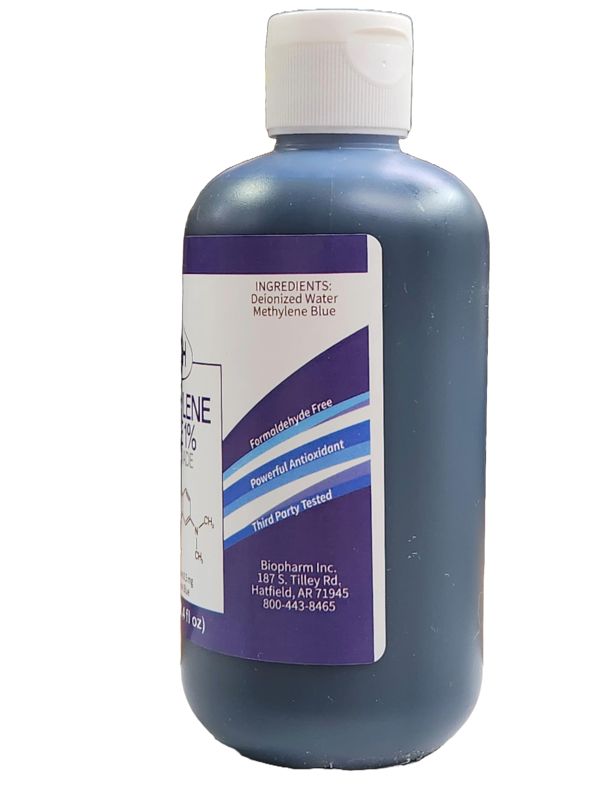 Biopharm Methylene Blue Liquid, 1% USP (Pharmaceutical) Grade, 250